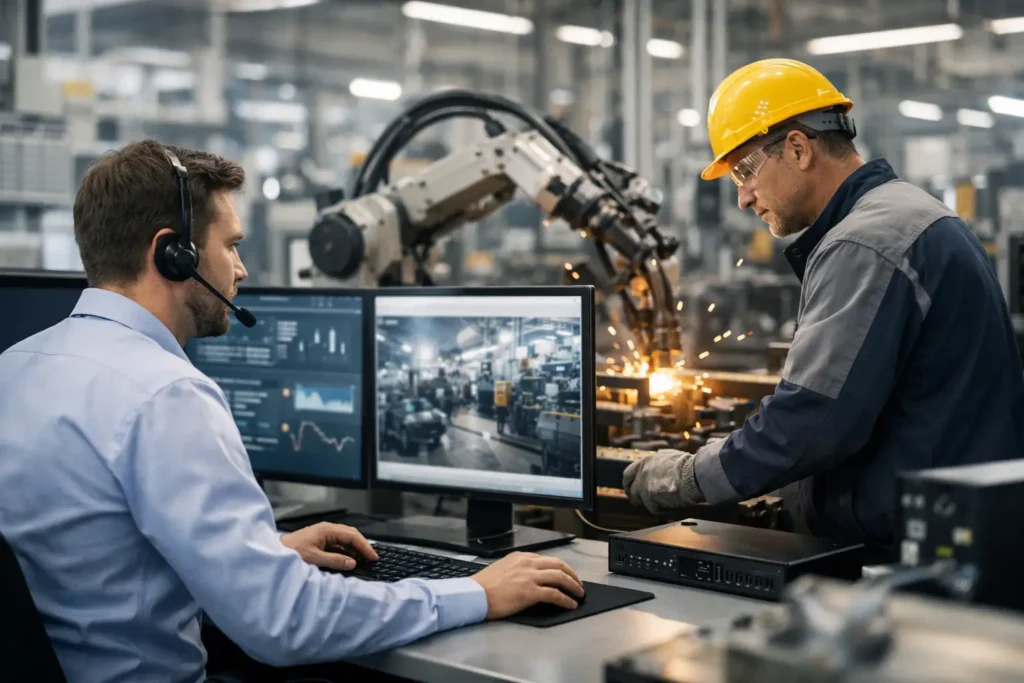 IT Support for Manufacturers That Protects Output
